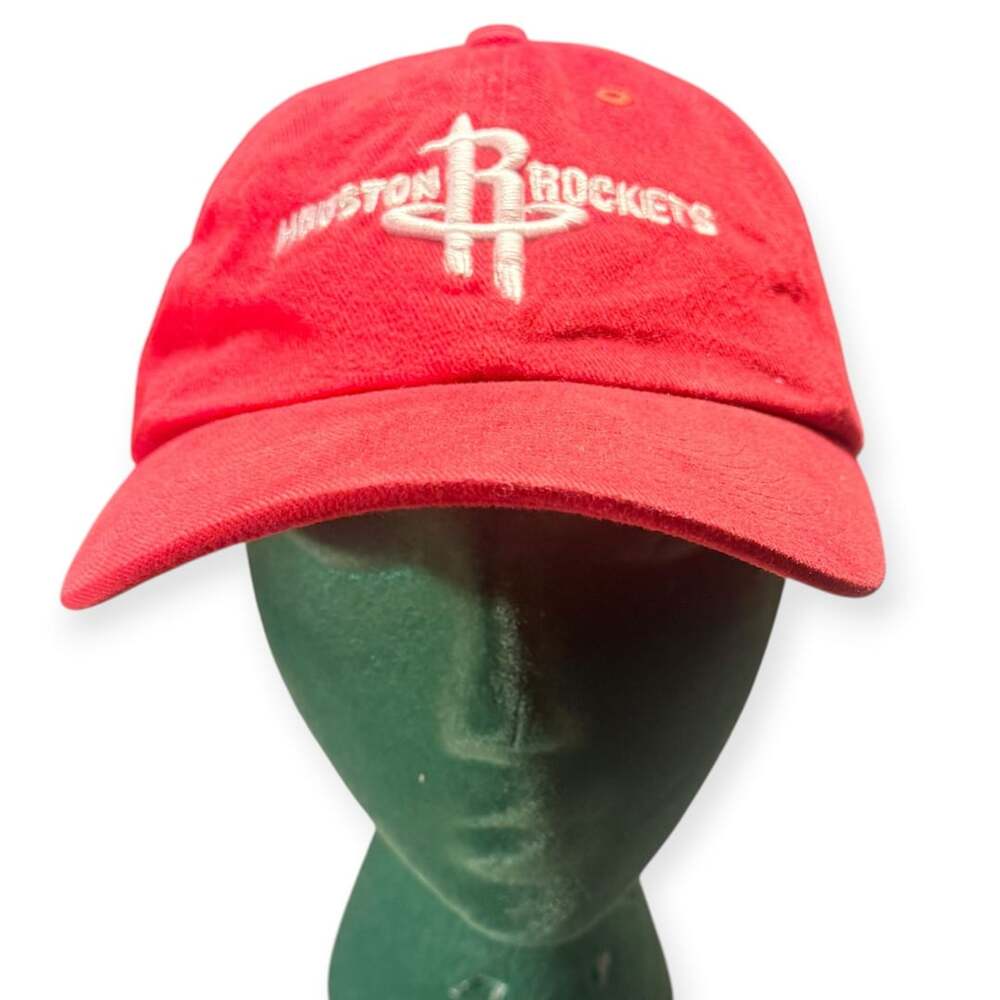 Houston Rockets NBA Elevation Red Cotton Adjustable Hat